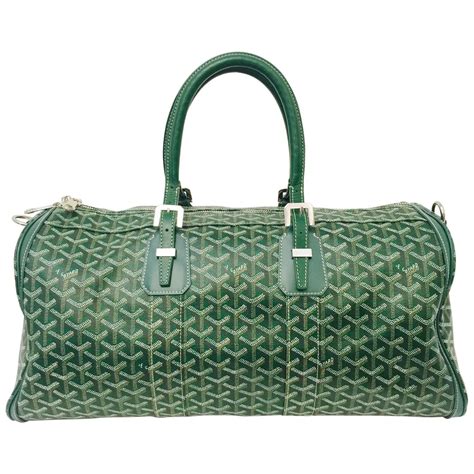 goyard green goyardine croisiere 50 duffle bag|Goyard crossiere duffle bag.